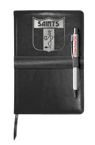 St Kilda Saints Heritage Notebook and Pen Gift Pack