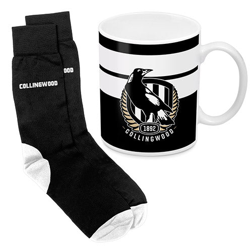 Collingwood Magpies Mug and Sock Gift Pack