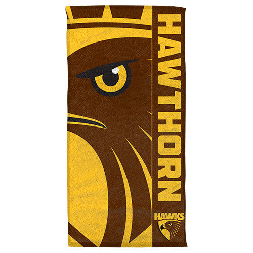 Hawthorn Hawks Beach Bath Towel - Spectator Sports Online