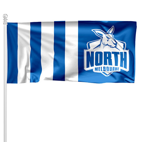 North Melbourne Kangaroos Pole Flag  90 cm x 180 cm