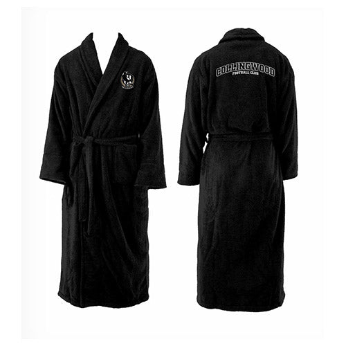 Collingwood Magpies Youth Kids Dressing Gown Robe