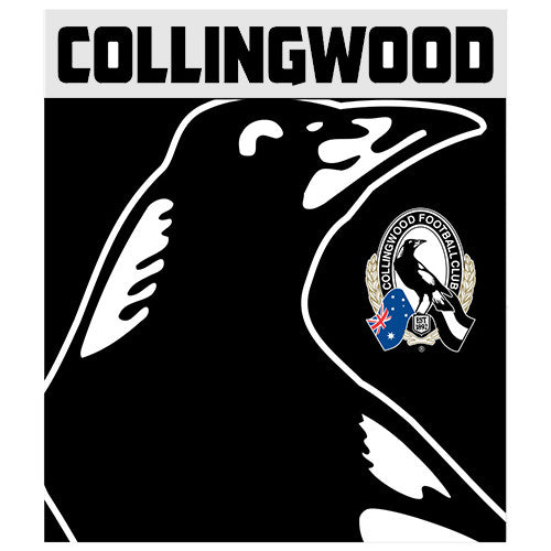 Collingwood Magpies Polar Fleece Throw Rug Blanket