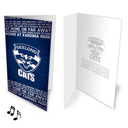 Geelong Cats Musical Card
