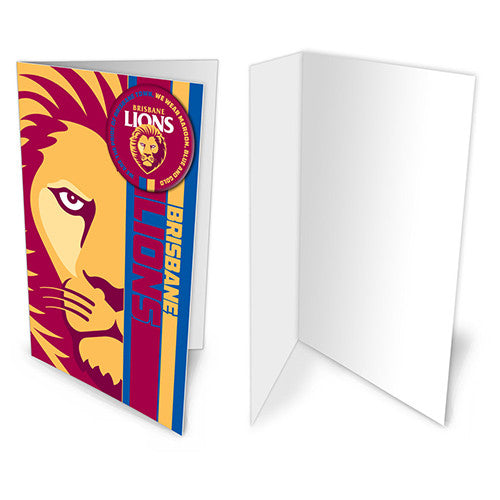Brisbane Lions Badge Card