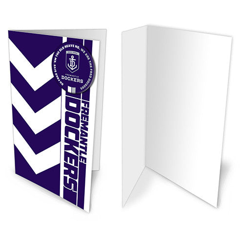 Fremantle Dockers Badge Card