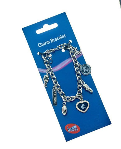 Carlton Blues Charm Bracelet - Spectator Sports Online