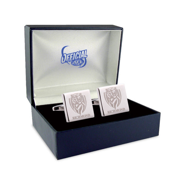Richmond Tigers Silver Logo Cufflinks