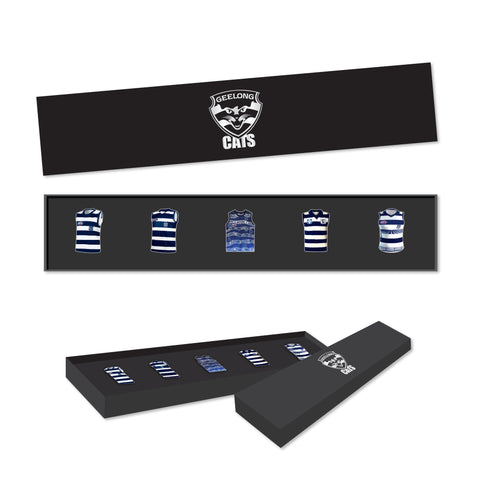 Geelong Cats Guernsey Designs Pin Collectors Set