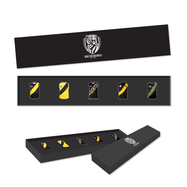 Richmond Tigers Guernsey Designs Pin Collectors Set