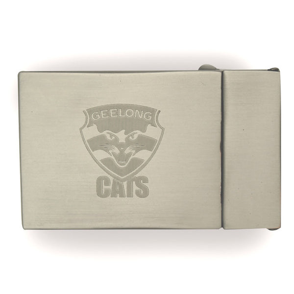 Geelong Cats Leather Belt - Spectator Sports Online - 2
