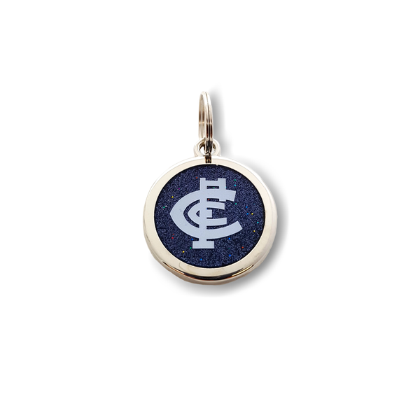 Carlton Blues Pet Tag Keyring Disc