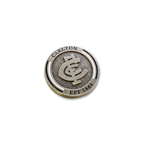 Carlton Blues Round Logo Lapel Pin Badge