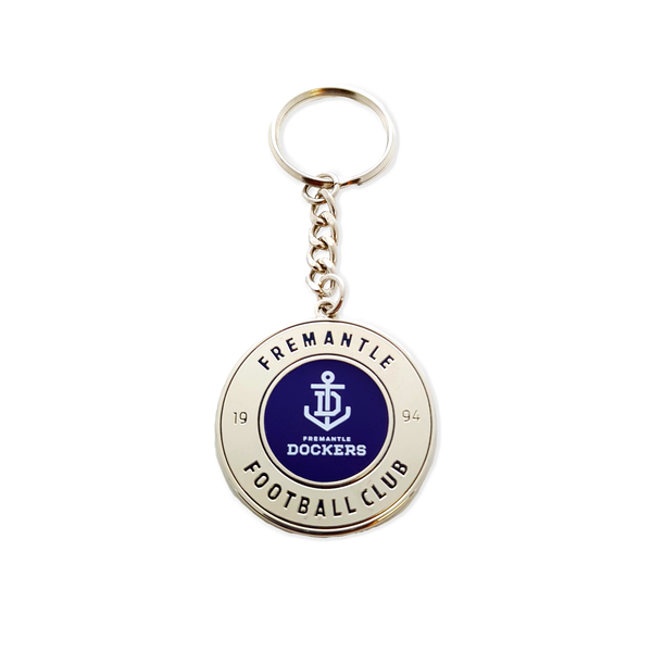 Fremantle Dockers Round Logo Keyring