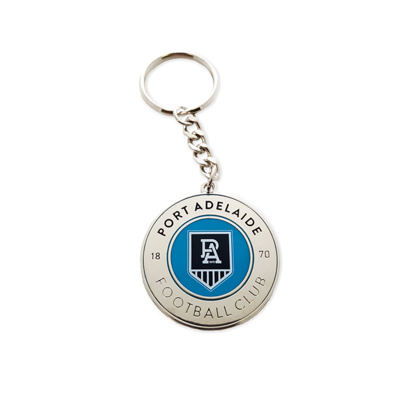 Port Adelaide Power Round Logo Keyring