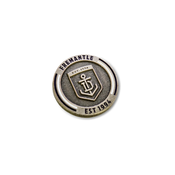 Fremantle Dockers Round Logo Lapel Pin Badge