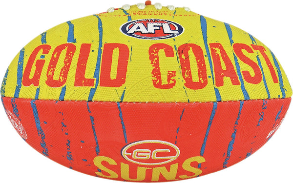 Gold Coast Suns Stinger Size 2 Synthetic Football