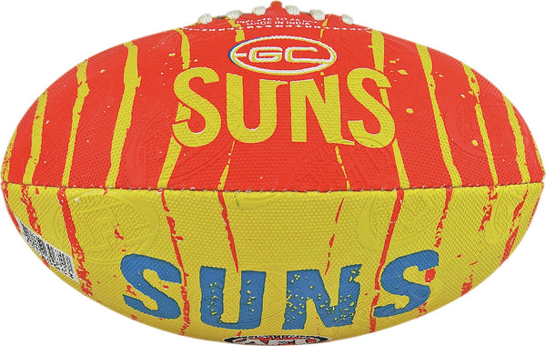 Gold Coast Suns Stinger Size 2 Synthetic Football