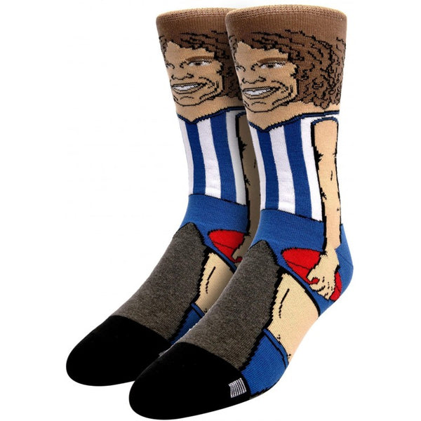 North Melbourne Kangaroos Ben Brown Nerd Player Socks