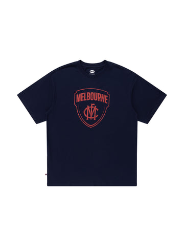 Melbourne Demons Mens Adults Core Logo Tee