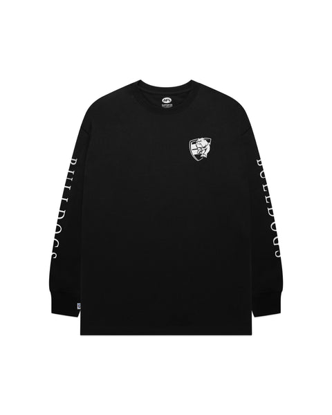 Western Bulldogs Mens Adults Wordmark Long Sleeve Tee