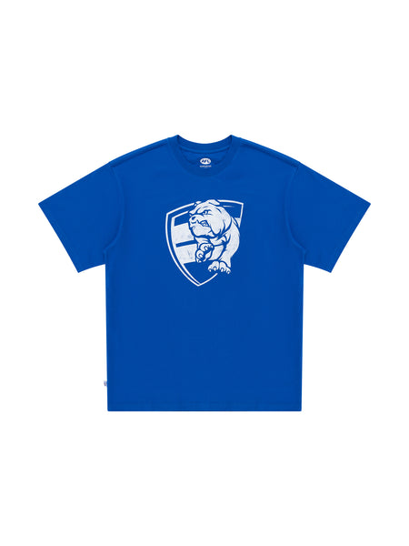 Western Bulldogs Mens Adults Core Logo Tee