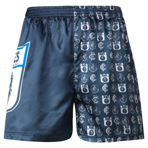 Carlton Blues Mens Satin Boxer Shorts