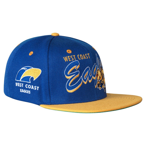 West Coast Eagles Adults Mens Throwback 90s Cap