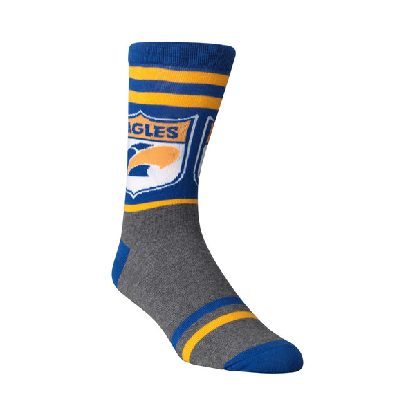 West Coast Eagles Mens Adults Retro Cap and Socks Gift Pack