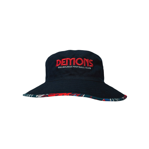 Melbourne Demons Adults Mens Tropical Bucket Hat
