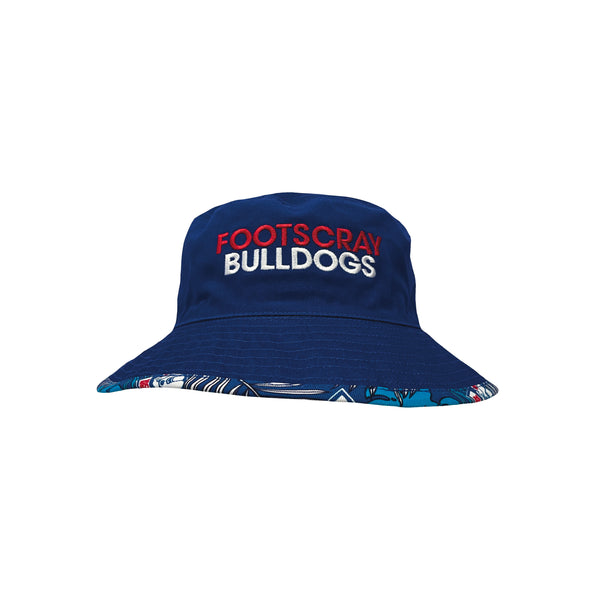 Western Bulldogs Adults Mens Tropical Bucket Hat