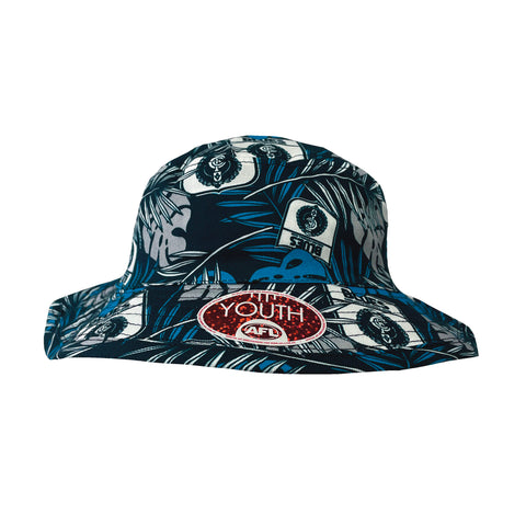 Carlton Blues Boys Youths Tropical Bucket Hat