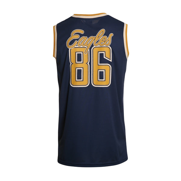 West Coast Eagles Youths Kids Polyester Throwback Singlet