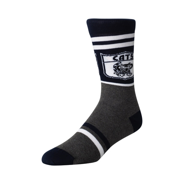 Geelong Cats Mens Retro Shield Socks