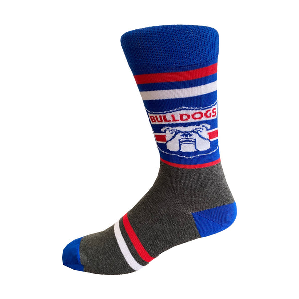 Western Bulldogs Mens Retro Shield Socks