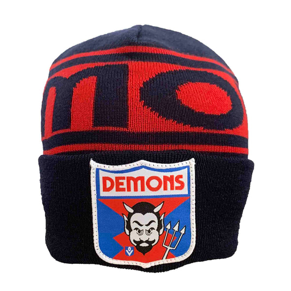 Melbourne Demons Flashback Football Retro Beanie