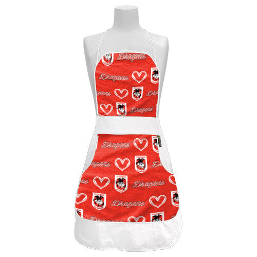 St George Dragons NRL BBQ Ladies Retro Apron