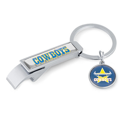 North Queensland Cowboys Bottle Opener Keyring