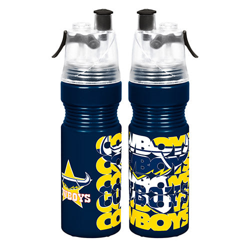 North Queensland Cowboys NRL Misting Drink Bottle