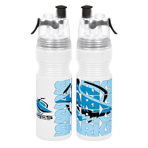 Cronulla Sharks NRL Misting Drink Bottle