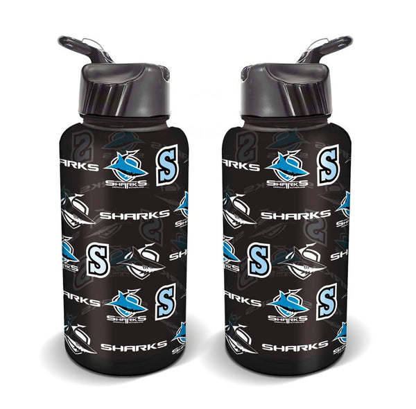 Cronulla Sharks NRL Flip Drink Bottle