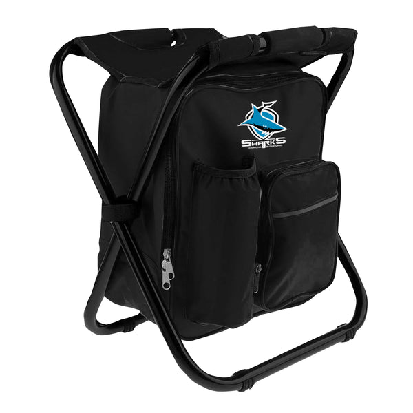 Cronulla Sharks NRL Cooler Bag Foldable Stool Seat