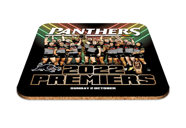 Penrith Panthers NRL 2022 Premiers Image Coasters PH2