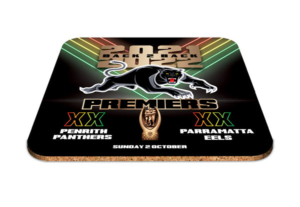 Penrith Panthers NRL 2022 Premiers Coaster PH1