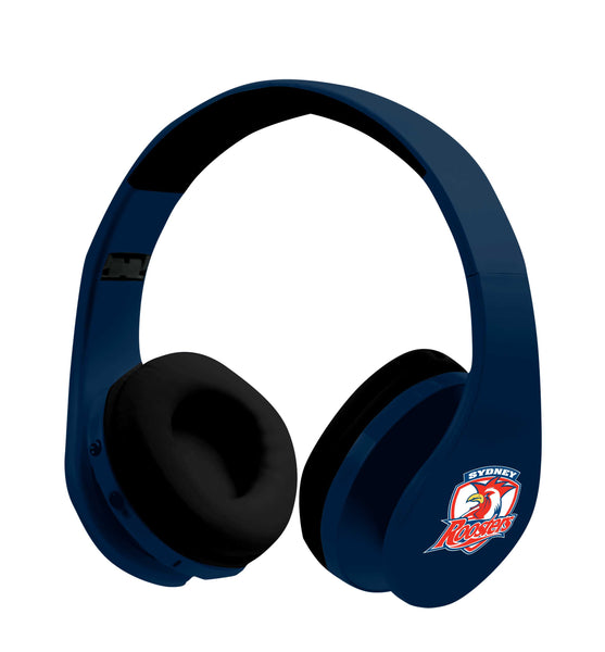 Sydney Roosters NRL Foldable Bluetooth Stereo Headphones