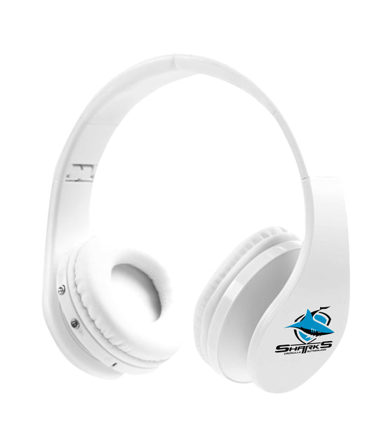 Cronulla Sharks NRL Foldable Bluetooth Stereo Headphones