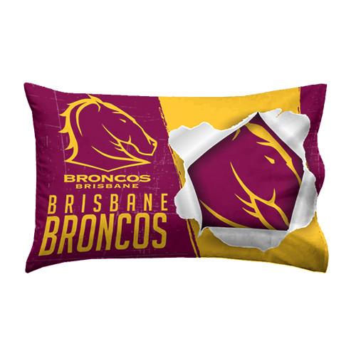 Brisbane Broncos Pillow Case - Spectator Sports Online