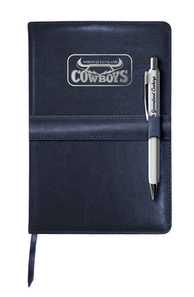 North Queensland Cowboys NRL Heritage Notebook and Pen Gift Pack