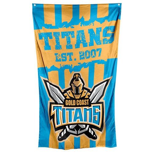 Gold Coast Titans NRL Large Wall Cape Flag