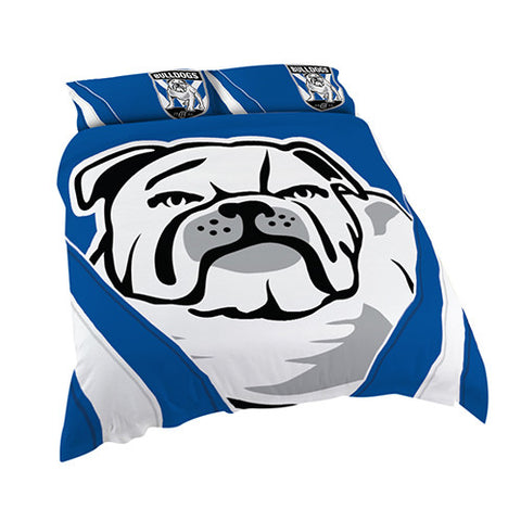 Canterbury Bulldogs  Quilt Doona Duvet Cover Pillow Case Set - Spectator Sports Online