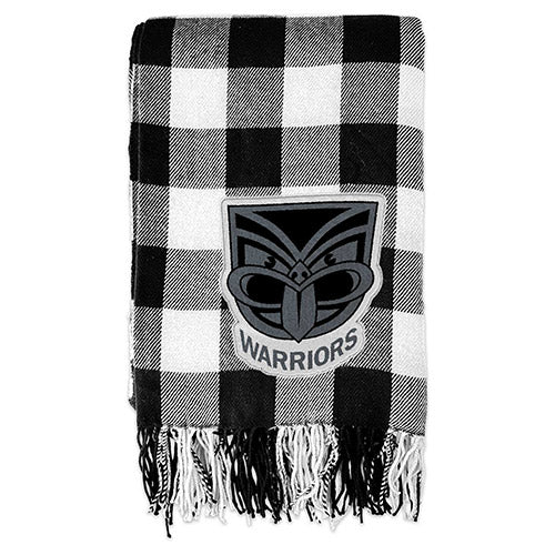 New Zealand Warriors Tartan Throw Rug Blanket